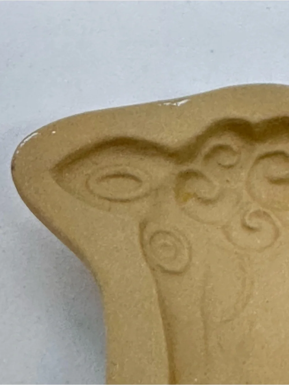 Vintage 1986 Brown Bag Cookie Art Cow Mold Hill Design Inc. Stoneware Grannycore